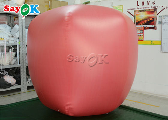 2m γιγαντιαίο κόκκινο πρότυπο μπαλονιών της Apple φρούτων διογκώσιμο για την επιχείρηση ενοικίου