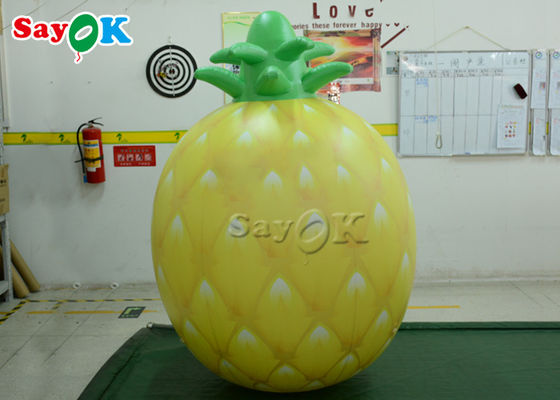 Κίτρινο 1.5mH 5ft κρεμώντας διογκώσιμα μπαλόνια φρούτων ανανά