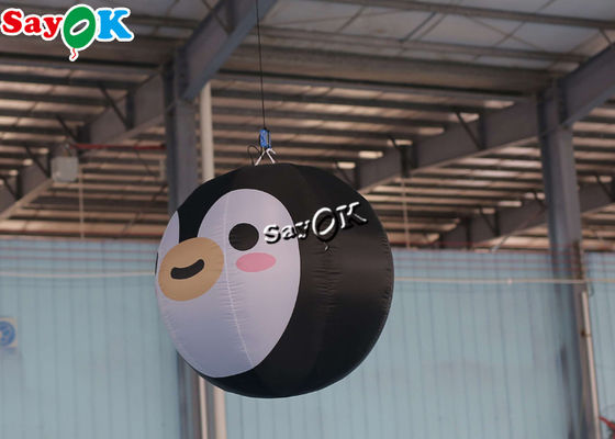 Προσαρμοσμένο μπαλόνι Penguin διακοσμήσεων φωτισμού 1.5m 5ft διογκώσιμο