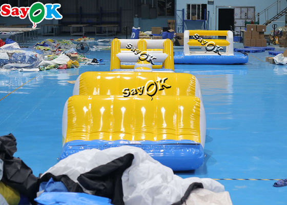 Προσαρμοσμένο γιγάντιο ενήλικες νερό φουσκωτό ποδόσφαιρο εμπόδια φουσκωτό νερό μαξιλάρι για εξωτερικούς χώρους