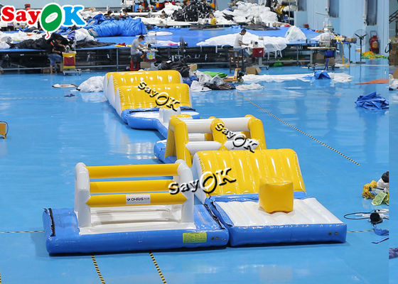 Προσαρμοσμένο γιγάντιο ενήλικες νερό φουσκωτό ποδόσφαιρο εμπόδια φουσκωτό νερό μαξιλάρι για εξωτερικούς χώρους