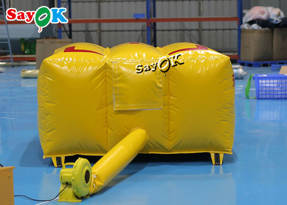 2x2x1mH συνήθειας διογκώσιμο προσκέφαλο αέρα ασφάλειας διάσωσης έκτακτης ανάγκης αερόσακων προσβολής του πυρός προϊόντων κίτρινο