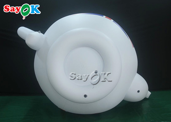 αέρας διαφήμισης 2m ο 6.6ft άσπρος σφράγισε το διογκώσιμο Teapot πρότυπο με την εκτύπωση