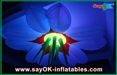 Νέα διογκώσιμα λουλούδια διακοσμήσεων φωτισμού σχεδίου ζωηρόχρωμα 1.5m κρεμώντας