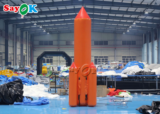 Giant Inflatable 5m Event Διαφημιστικό Φουσκωτό Αθλητικά Παιχνίδια Blow Up Rocket Game