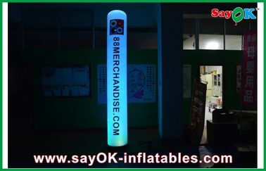 Διαφήμιση διογκώσιμου στυλοβάτη στηλών διακοσμήσεων φωτισμού των οδηγήσεων του διογκώσιμου με την εκτύπωση λογότυπων