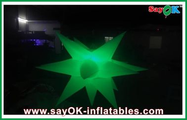 1.5m διογκώσιμο αστέρι Decoratiom διακοσμήσεων διαμέτρων διογκώσιμο οδηγημένο ανάβοντας