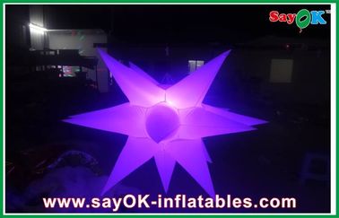 1.5m διογκώσιμο αστέρι Decoratiom διακοσμήσεων διαμέτρων διογκώσιμο οδηγημένο ανάβοντας