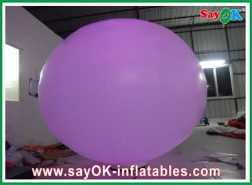 διογκώσιμη διακόσμηση φωτισμού 2 μέτρων, διογκώσιμο ελαφρύ μπαλόνι με την επίγεια σφαίρα