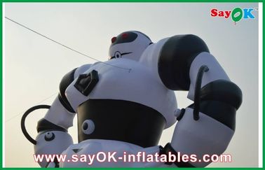 Λευκοί/μαύροι διογκώσιμοι χαρακτήρες κινουμένων σχεδίων, διογκώσιμο ρομπότ υφασμάτων της Οξφόρδης