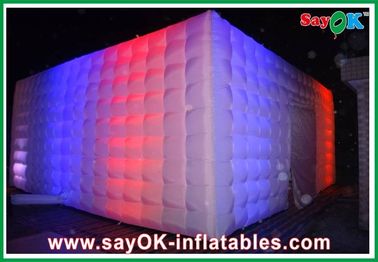 L10 X W10m φουσκωτή οικογενειακή σκηνή με φως Led για διαφημιστικό διαγωνισμό νυχτερινών κέντρων