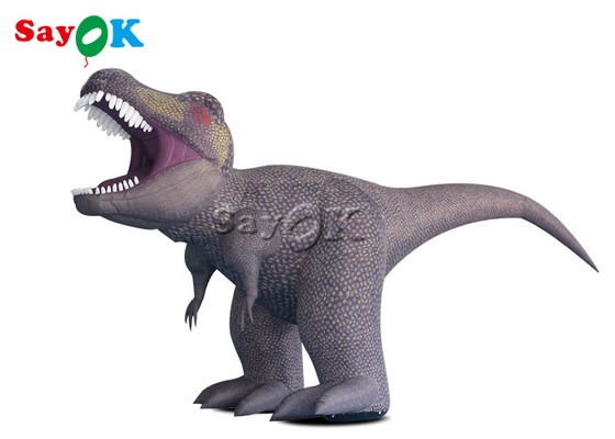 Γίγαντα Πυροβόλητη Μασκότ Πυροβόλητη T-Rex Τυραννόσαυρος Δεινόσαυρος Χαρακτήρες καρτούν για τα πάρτι γενεθλίων