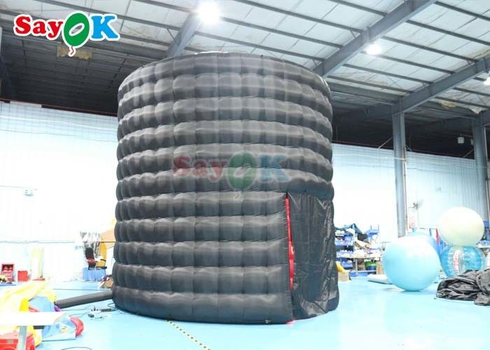 Προσαρμοσμένο Air 360 Φωτογραφικό θάλαμο Κλειδί Πνευματώσιμο κύβος σκηνικό σκηνή για το πάρτι