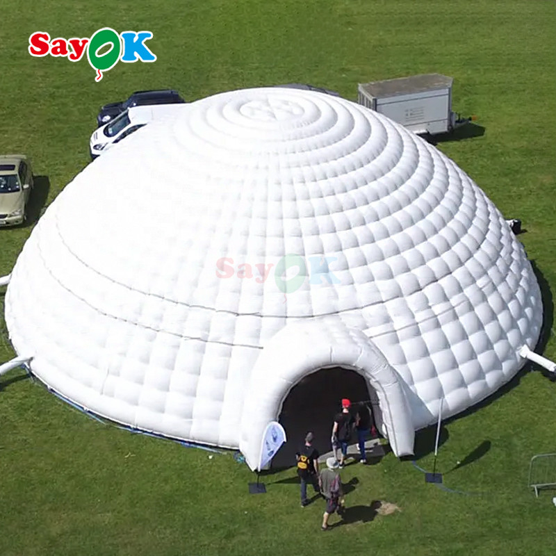 PVC Tarpaulin 12m 40ft Γίγαντας φουσκωτό ιγκλού σκηνή Θόλο για εξωτερικό πάρτι εκδήλωση αθλητισμού