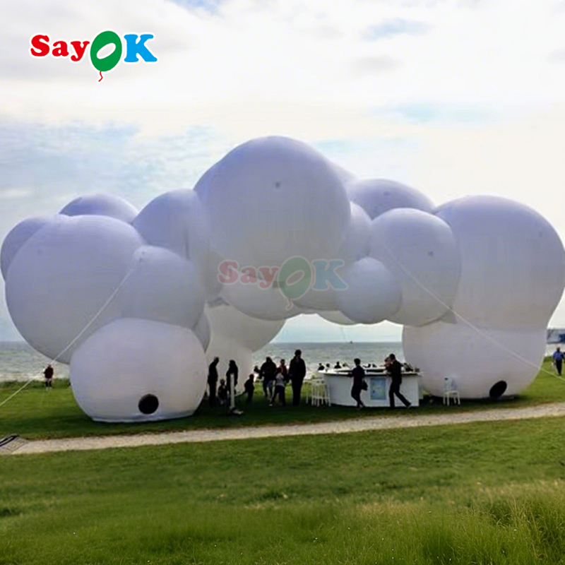 Sayok Cloud Θέμα Γίγαντα φουσκωτή σκηνή ανατινάξτε σκηνές για εκδηλώσεις στο εξωτερικό
