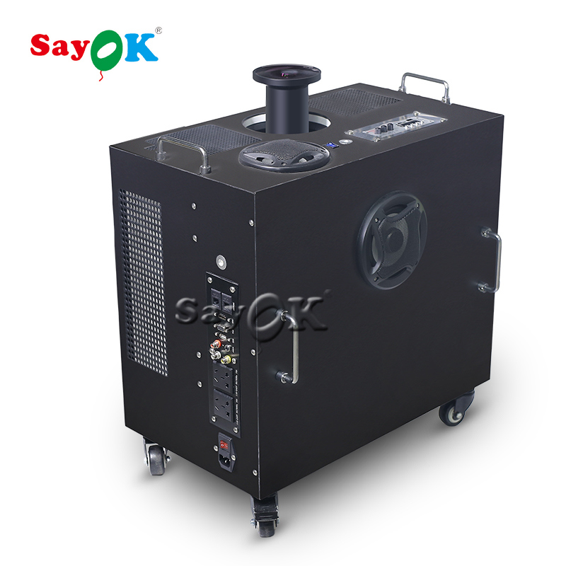 Sayok 6500LM Φορητό φουσκωτό πλανητάριο με 1 έτος εγγύηση και 4 τροχούς για HD Full Dome προβολή