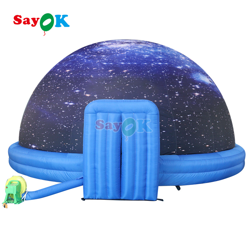6m Inflatable Planetarium Dome Tent with Customized Color, Professional Projection Fabric, and Durable Oxford Fabric