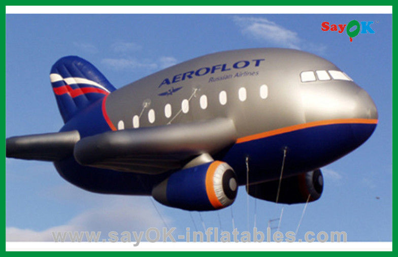 Μεγάλο διογκώσιμο γιγαντιαίο αεροπλάνων Inflable μπαλόνι αεροπλάνων αεροπλάνων διογκώσιμο για τη διαφήμιση