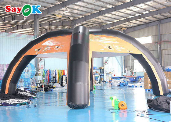 Οικογενειακή ατμοσφαιρική σκηνή Custom PVC 7x4m φουσκωτή ατμοσφαιρική σκηνή Υποστήριξη δομή Blow Up Spider Tent