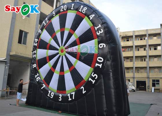 διογκώσιμο ποδόσφαιρο Dartboard αθλητικών παιχνιδιών υφασμάτων 19.7ft 210D Οξφόρδη