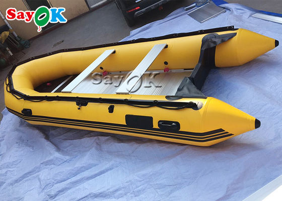 Πυρίμαχες 4 ατόμων PVC διογκώσιμες βάρκες κουπιών αλιείας βαρκών υπαίθριες