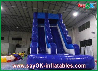0.55mm PVC φουσκωτή υδατοσκάλα L6 X W3 X H5m Αδιάβροχη 3 στρώσεις φουσκωτή σκάλα για πισίνα