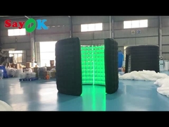 Εργοστασίων διογκώσιμος φωτογραφιών θαλάμων θάλαμος φωτογραφιών τοίχων μαύρος κυρτός οδηγημένος τοίχος