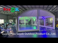 Πνευματώδης σκιά πισίνας Φουσκώδης θόλος κτίριο Καλυμμένο με αέρα κάλυψη νερό σκηνή