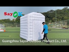 Λευκή φουσκωτή τέντα ζεστή τρούπα γιόγκα για το σπίτι εξωτερική τέντα γιόγκα φορητό προσωπικό δωμάτιο γιόγκα