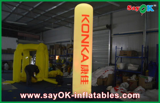 3m ύψους διογκώσιμη στήλη κύβων στυλοβατών φωτισμού οδηγημένη διακόσμηση που τυπώνεται