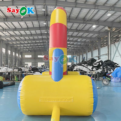 Διπλό πλευρικό παιχνίδι 13ft φουσκωτό ποδόσφαιρο Dart Board φουσκωτό ποδόσφαιρο Darts Kick Goal παιχνίδι για εξωτερικά αθλήματα παιχνίδι