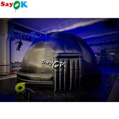 Μαύρη σκηνή προβολής θόλος φουσκωτή σκηνή κινηματογράφου κινητό πλανητάριο για το σχολείο