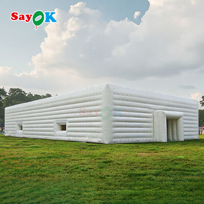 Sayok Extra Large 20m Waterproof PVC Outdoor Event Party Camping Pavilion Marquee Cube Πνευματώδης σκηνή