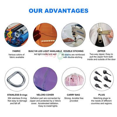 Sayok Μεγάλη διαφημιστική σκηνή Εξωτερικές σκηνές γάμου, πάρτι για 200 άτομα Εκδηλώσεις με LED