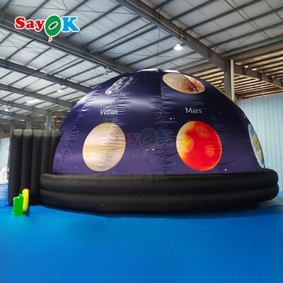 SAYOK 100% Blackout Fire-Retardant Inflatable Planetarium Dome με δωρεάν υπηρεσία 3D σχεδιασμού για σχολεία και μουσεία