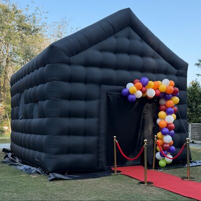 Portable Inflatable Nightclub Tent with Waterproof Oxford Cloth, Customizable LED Lighting, and Quick Setup for Outdoor Events