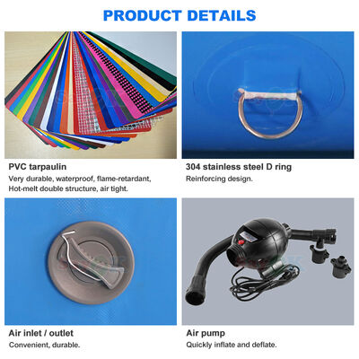 Αδιάβροχη Αεροστεγής Πυράντοχη Φουσκωτή Τέντα Πισίνας από PVC για Υπαίθριες Εκδηλώσεις