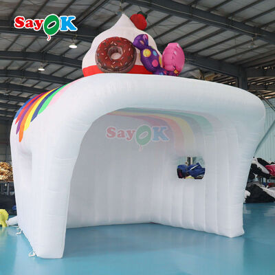Portable Waterproof UV Resistant Inflatable Air Tent for Outdoor Ice Cream Stand Advertising