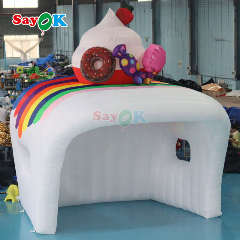 Portable Waterproof UV Resistant Inflatable Air Tent for Outdoor Ice Cream Stand Advertising