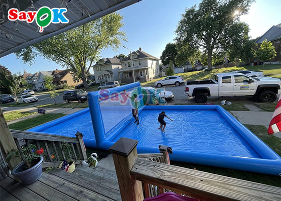 Πνευματικά αθλήματα Γίγαντας πισίνα παραλίας Πνευματικό γήπεδο βόλεϊ Πνευματικό γήπεδο βόλεϊ 10x5x2.1mH