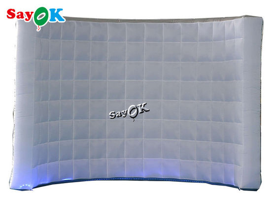 Το επαγγελματικό ασήμι στούντιο φωτογραφιών οδήγησε τον ελαφρύ τοίχο 3x1.5x2.3mH θαλάμων φωτογραφιών σκηνικού διογκώσιμο για τη δεξίωση γάμου