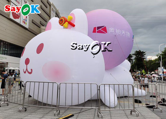 Φουσκωτά κουνέλια Φουσκωτοί χαρακτήρες καρτούν με φωτισμό LED RGB